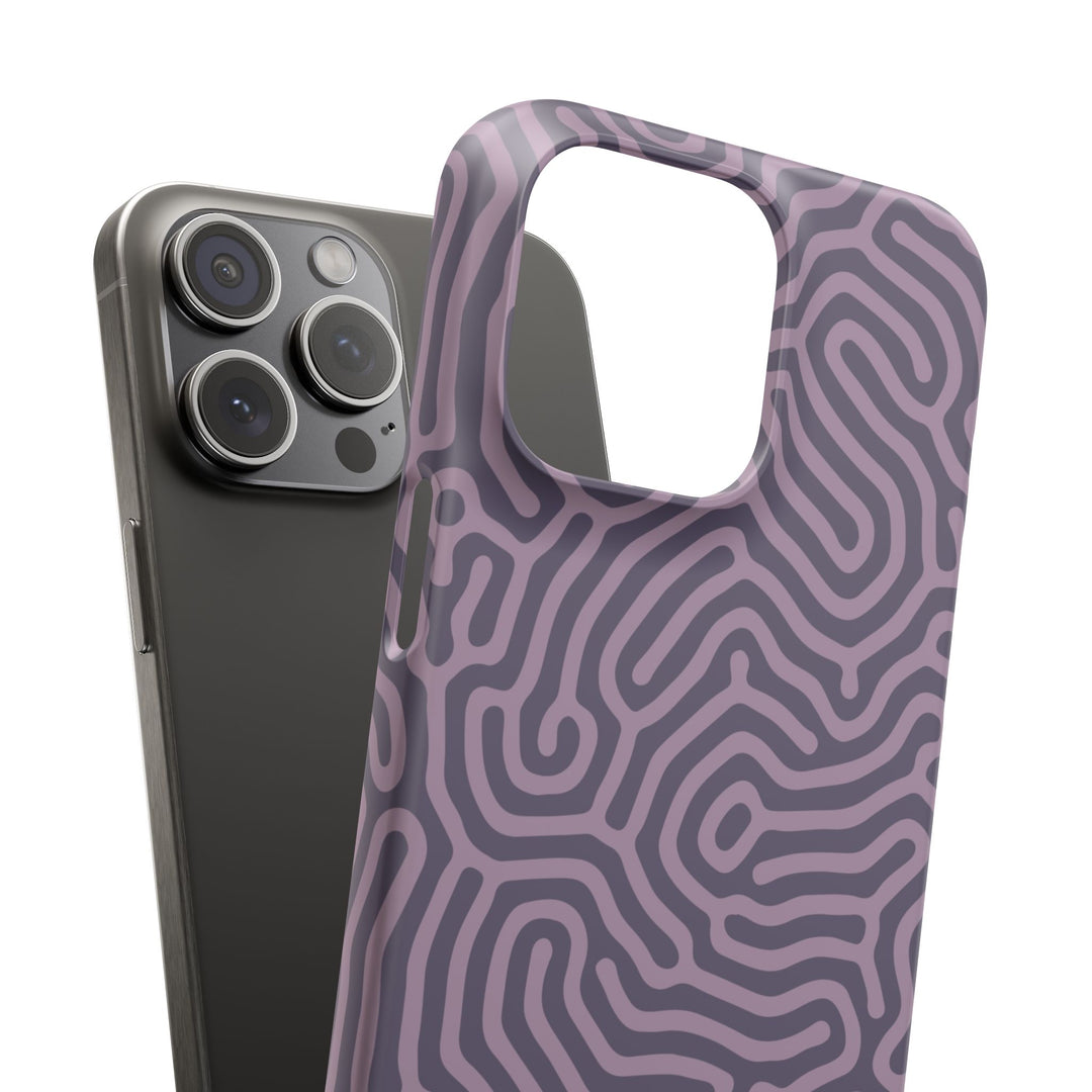 Purple Maze Phone Case