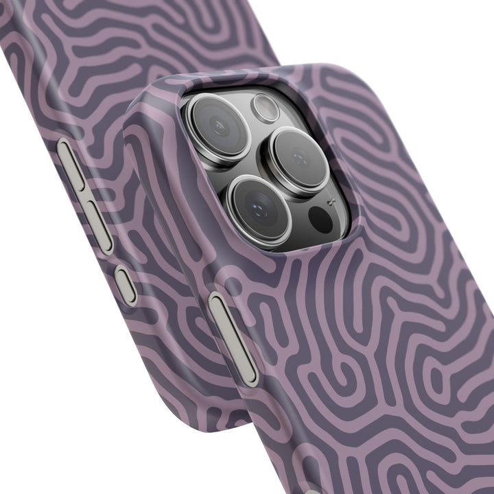 Purple Maze Phone Case