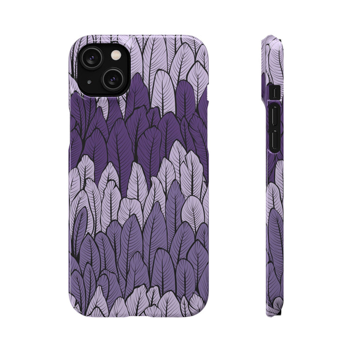 Purple Leaf Phone Case