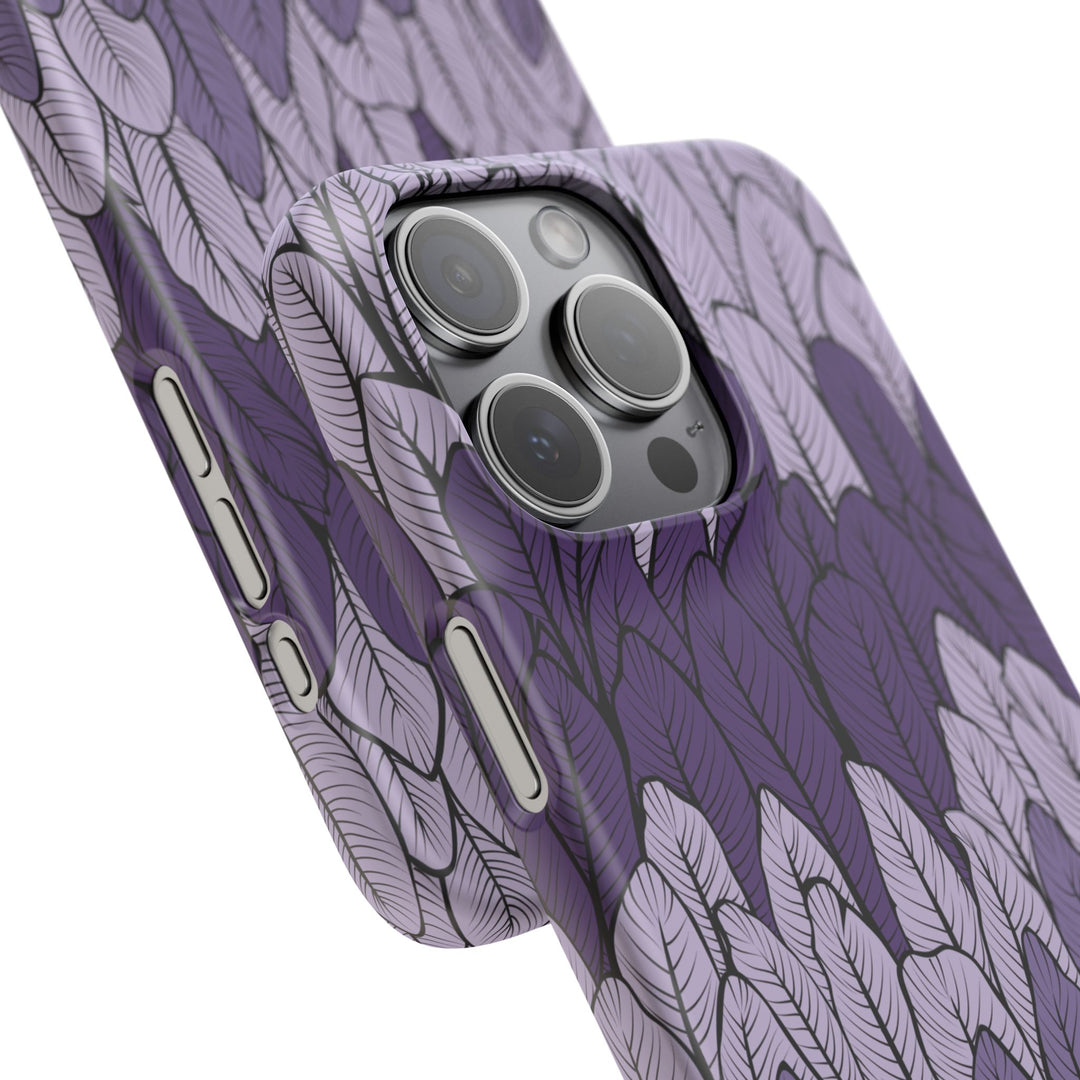 Purple Leaf Phone Case