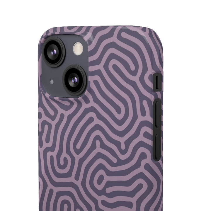 Purple Maze Phone Case