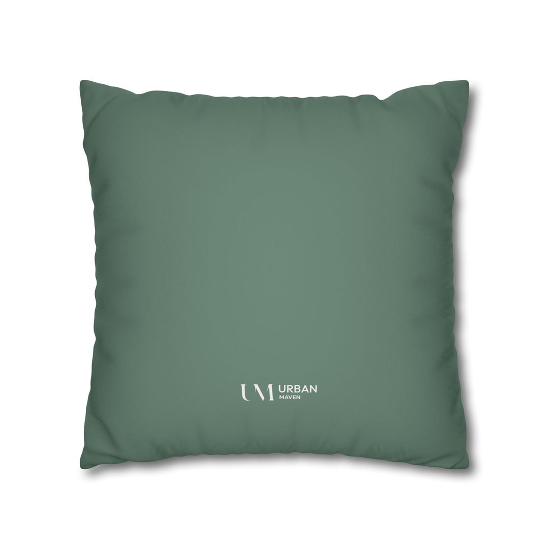 Pillow Cover - Tropical Leaf Design