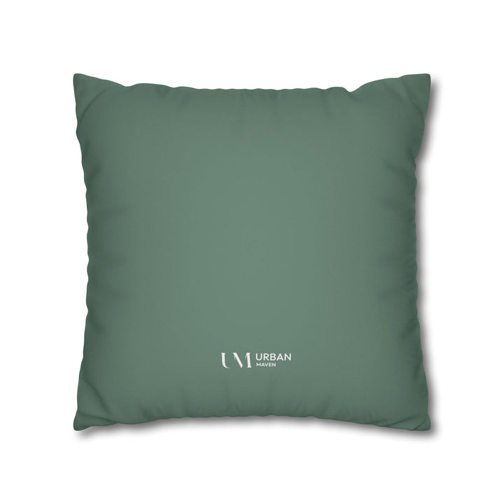 Pillow Cover - Tropical Leaf Design