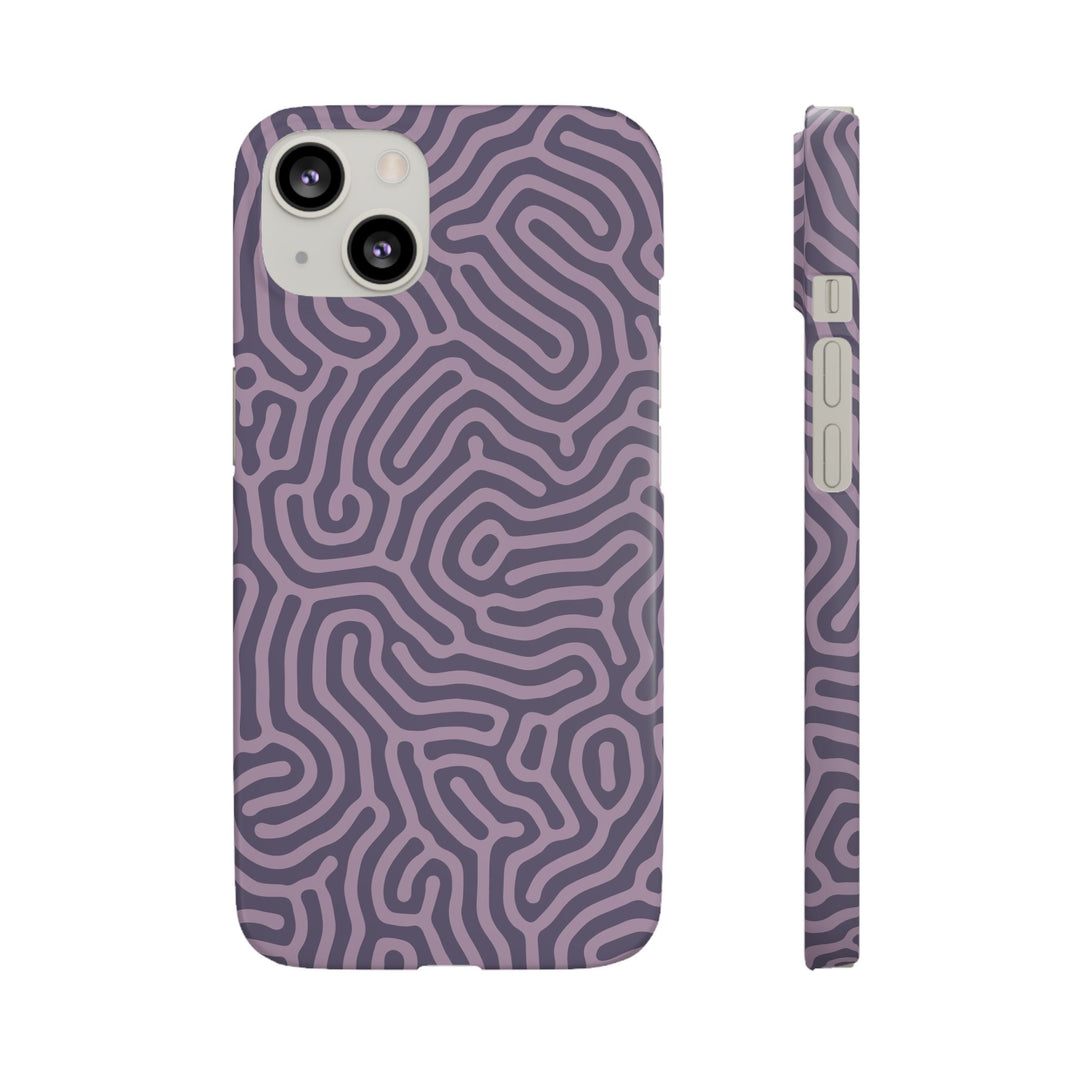 Purple Maze Phone Case