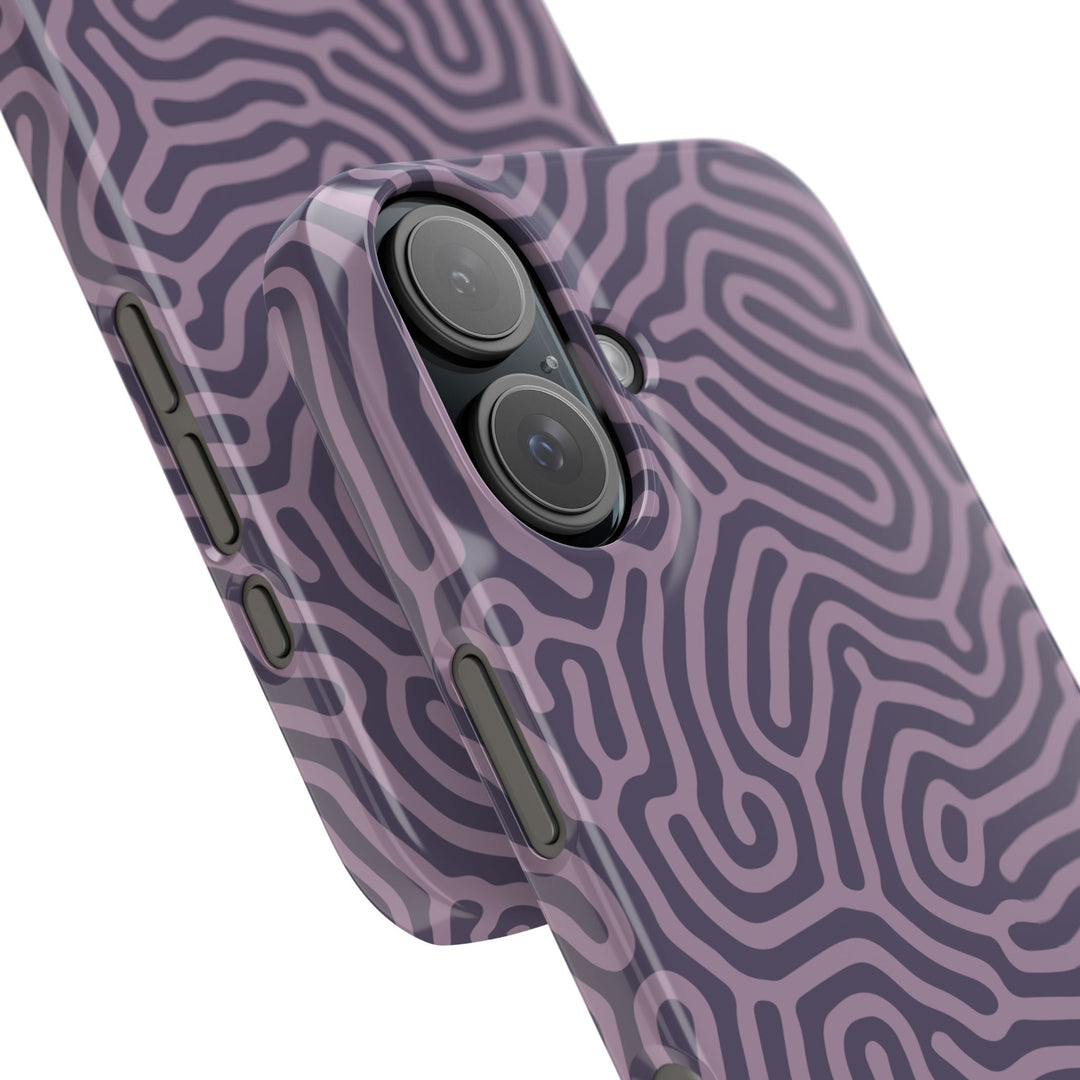 Purple Maze Phone Case