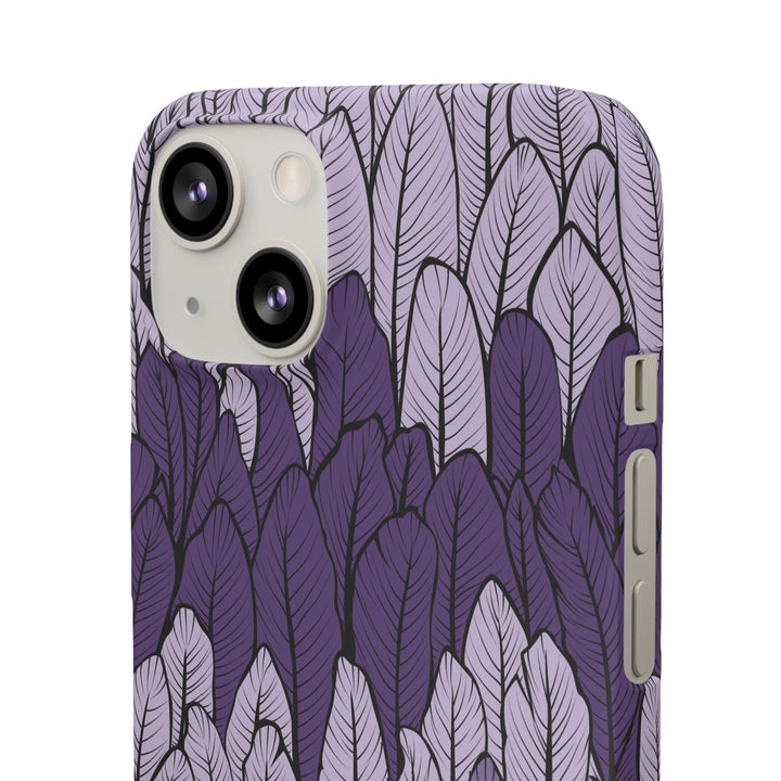 Purple Leaf Phone Case