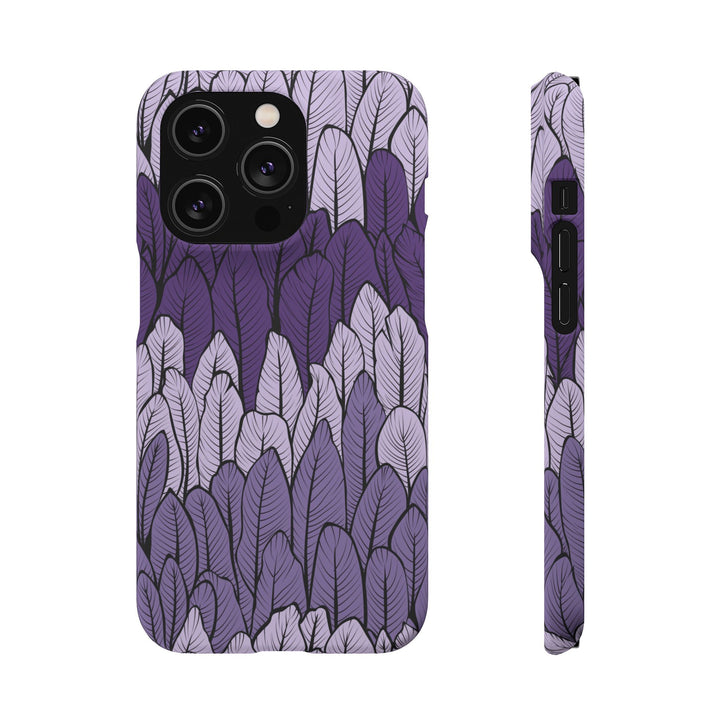 Purple Leaf Phone Case