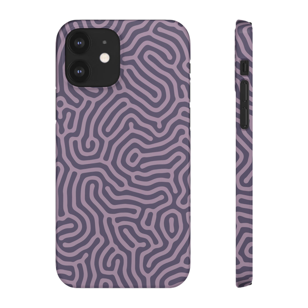 Purple Maze Phone Case