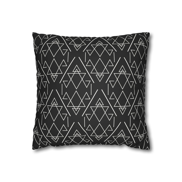 Geometric Black Pillowcase