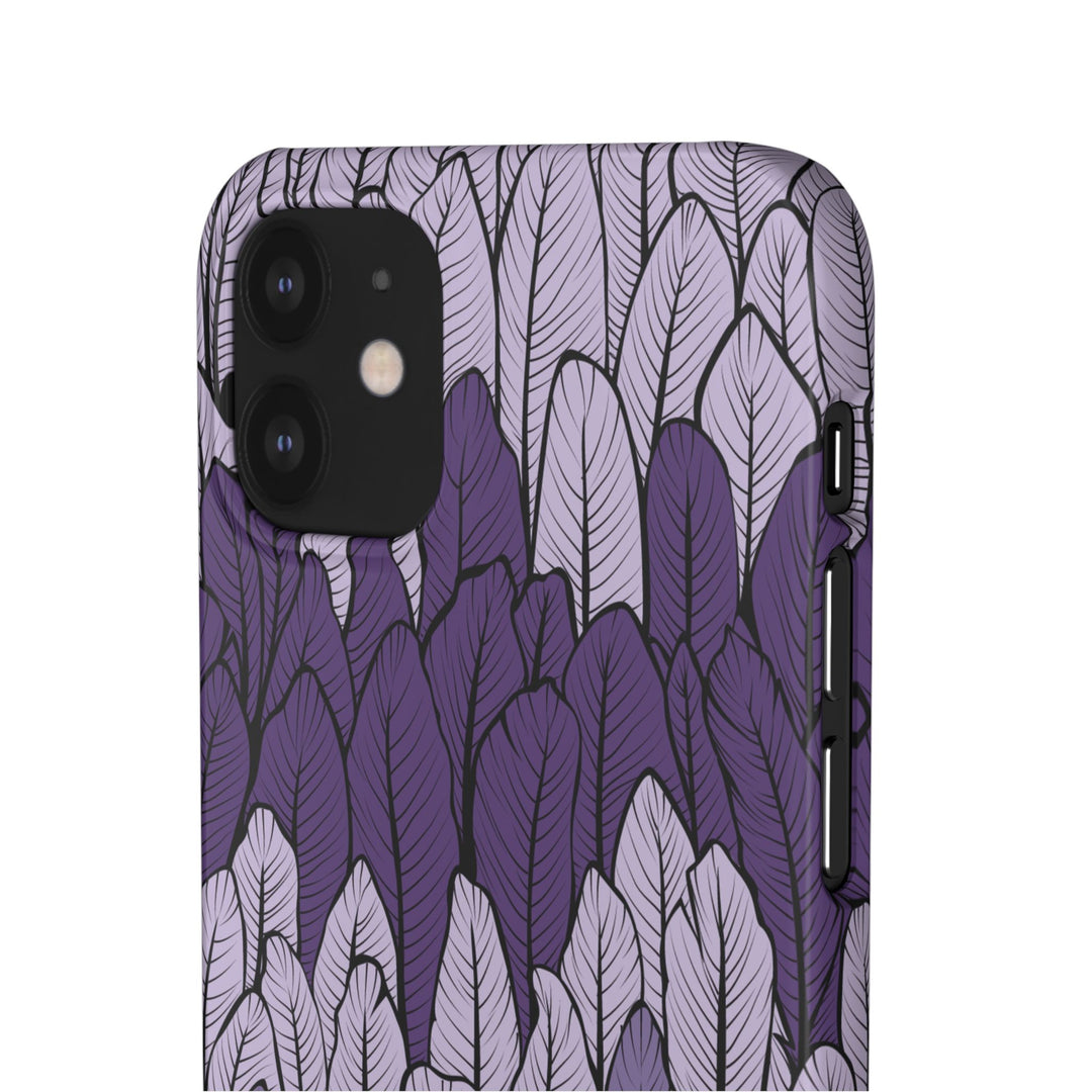 Purple Leaf Phone Case