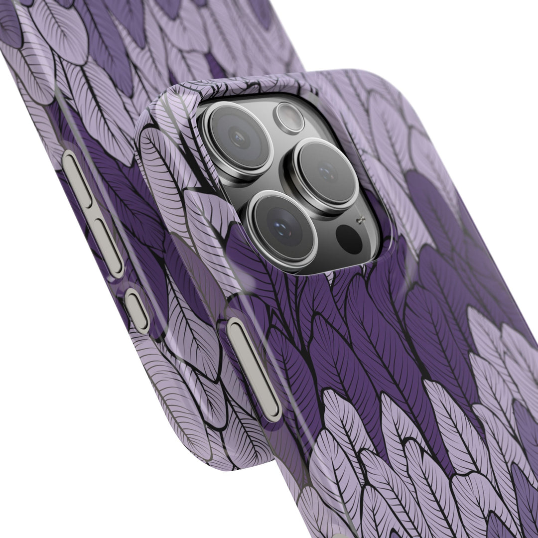 Purple Leaf Phone Case