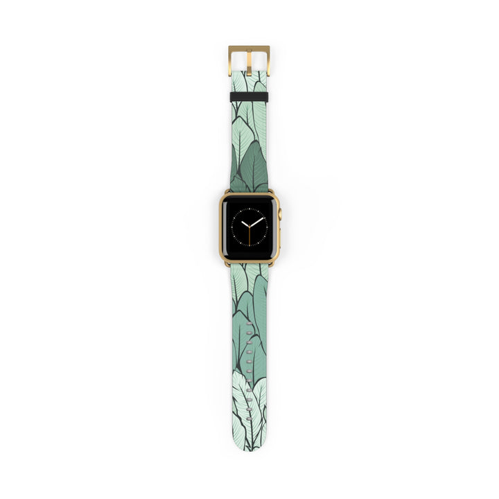 Green Leaf Watch Band