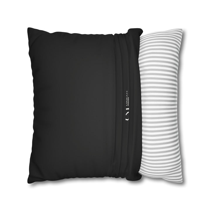 Geometric Black Pillowcase