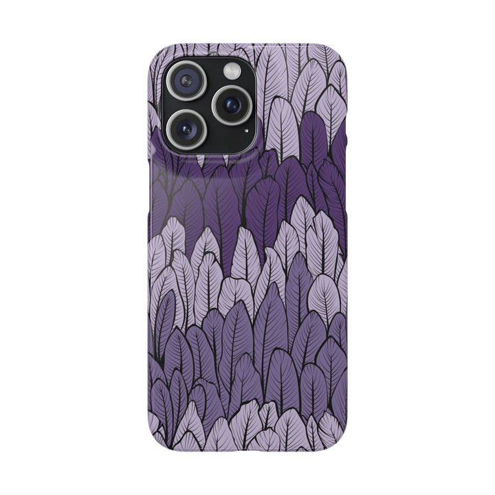 Purple Leaf Phone Case