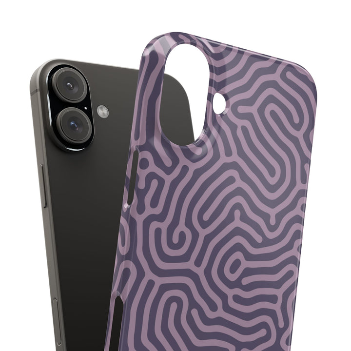 Purple Maze Phone Case