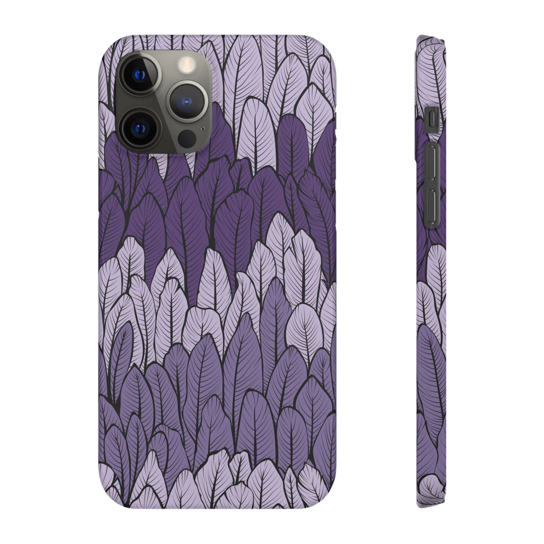 Purple Leaf Phone Case