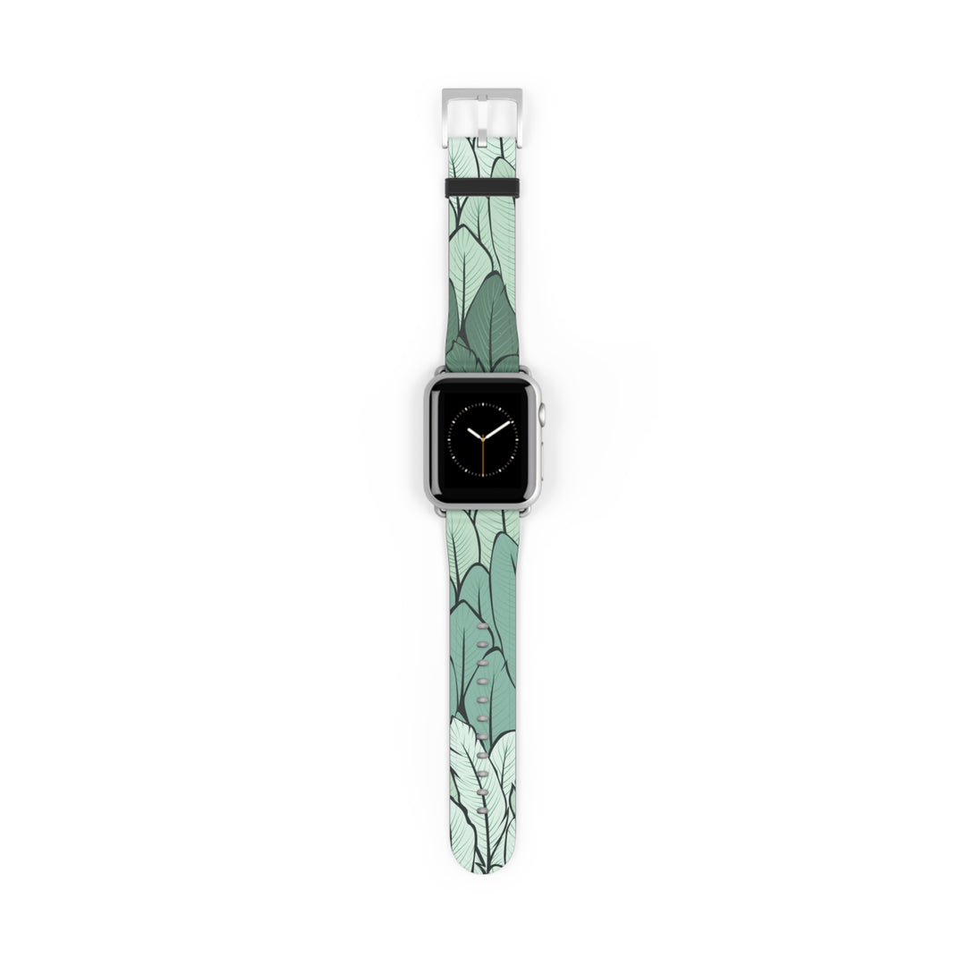 Green Leaf Watch Band