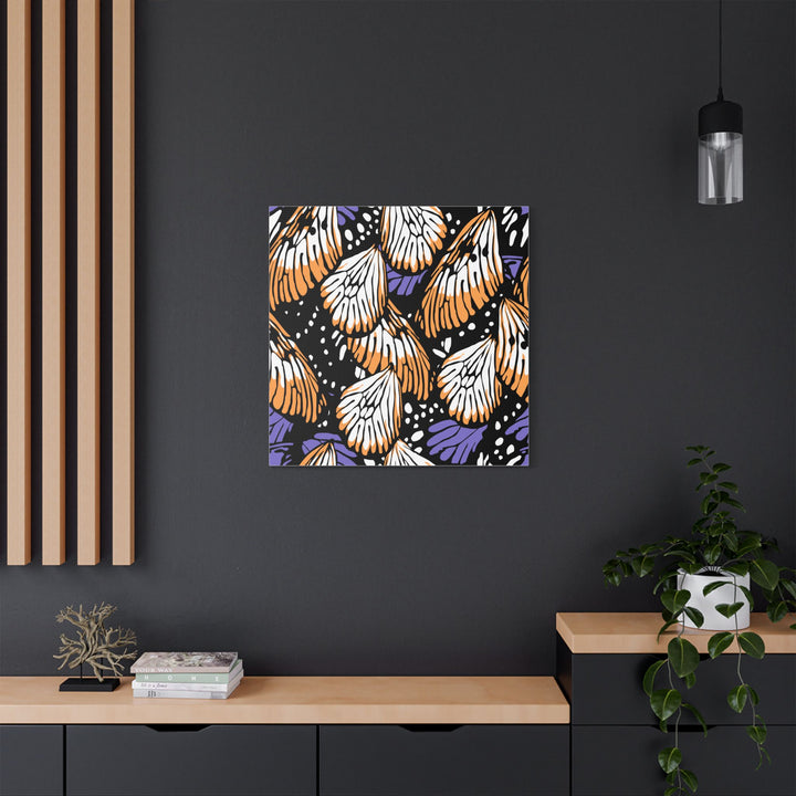 Canvas Art - Bold Monarch Wing Design