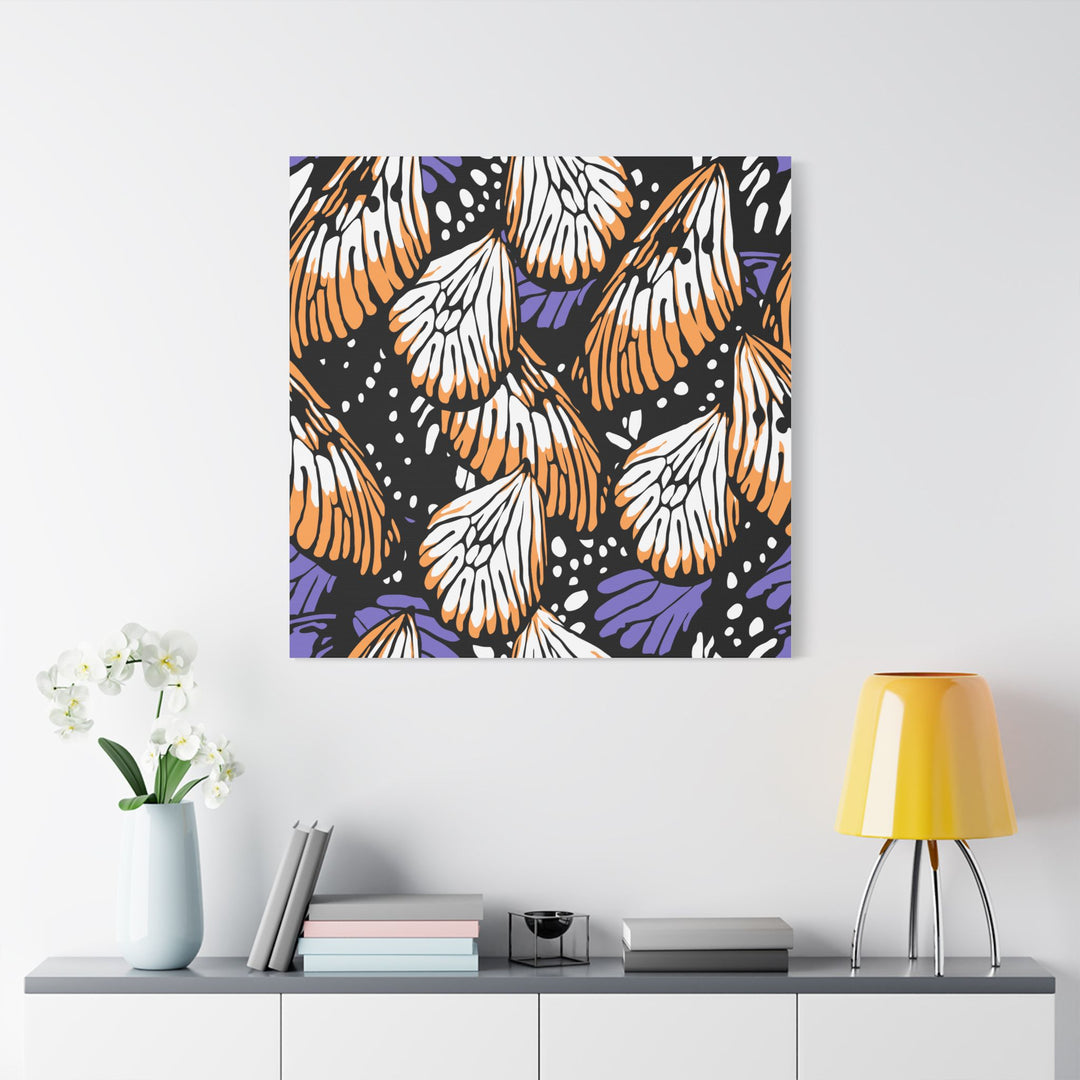 Canvas Art - Bold Monarch Wing Design