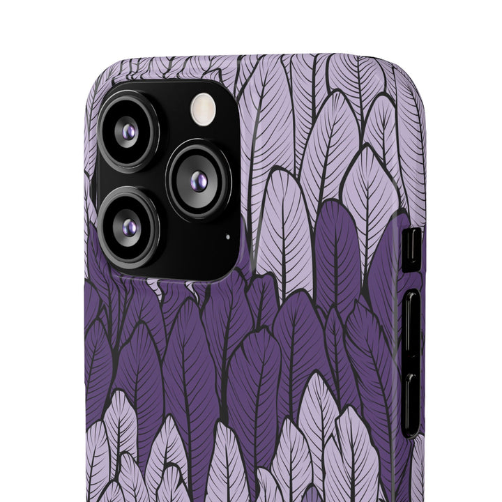 Purple Leaf Phone Case