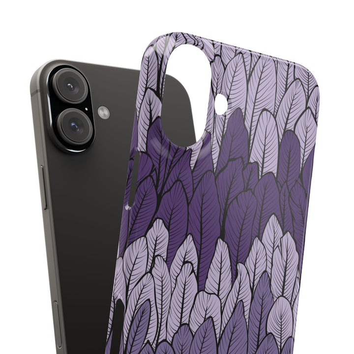 Purple Leaf Phone Case