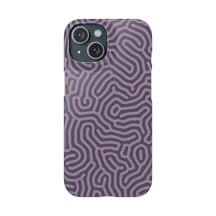 Purple Maze Phone Case