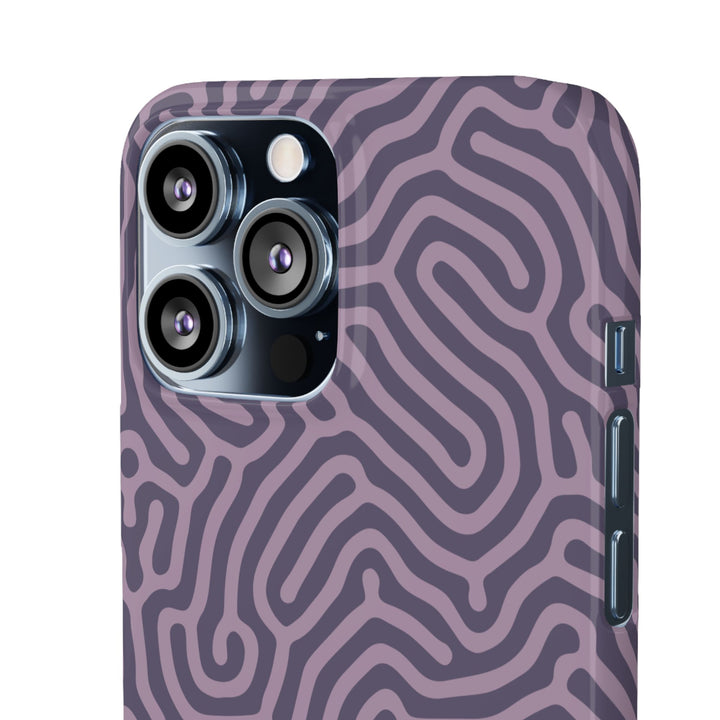 Purple Maze Phone Case