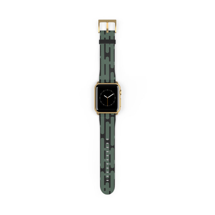 Green Geometric Watchband