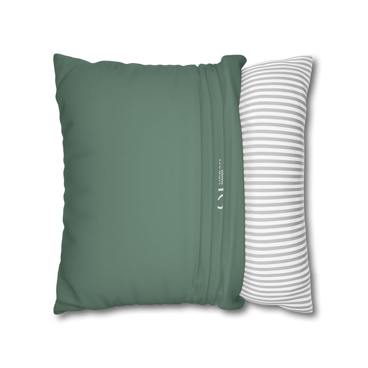 Pillow Cover - Tropical Leaf Design