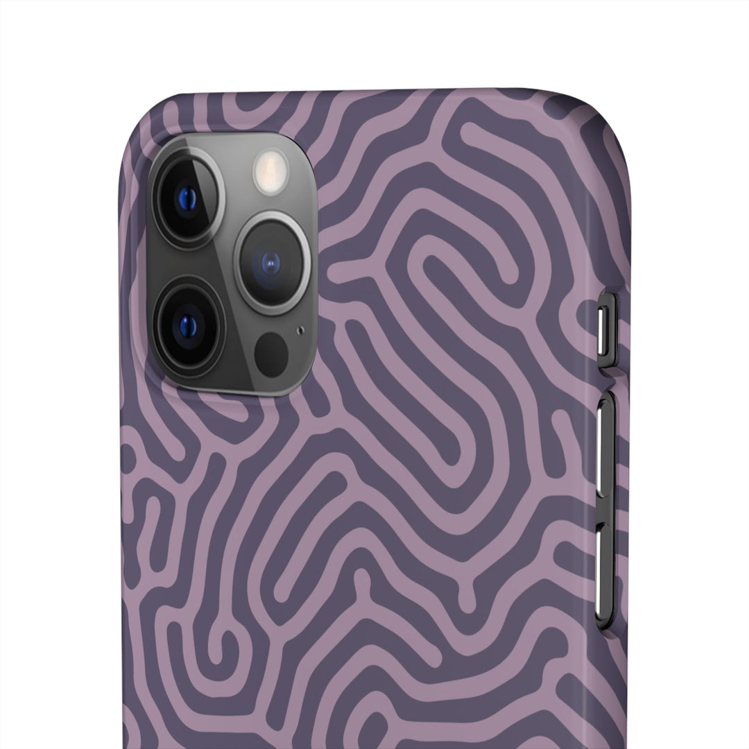 Purple Maze Phone Case