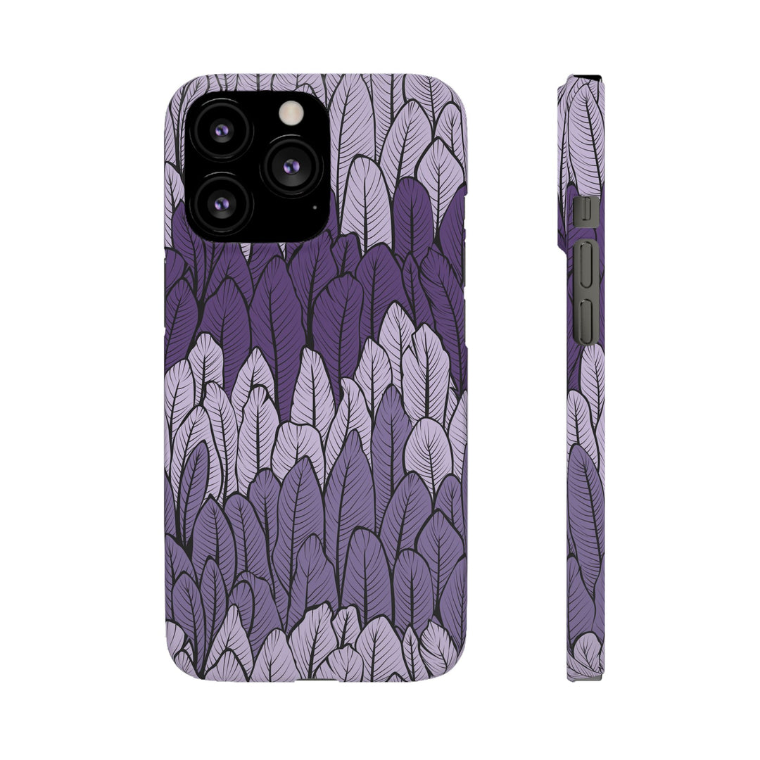 Purple Leaf Phone Case