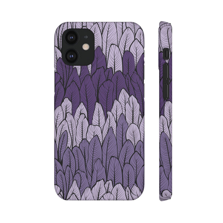 Purple Leaf Phone Case