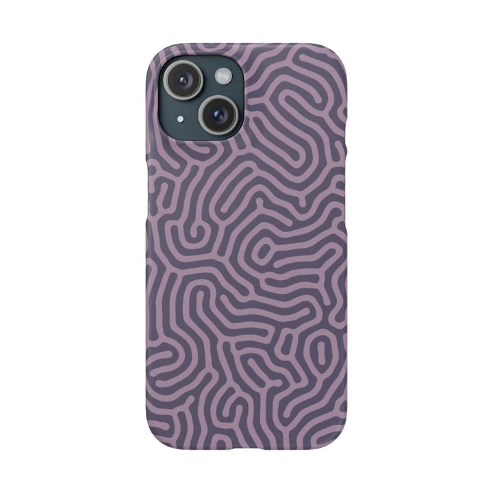 Purple Maze Phone Case