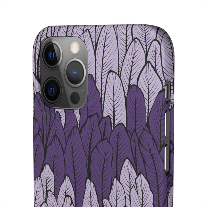 Purple Leaf Phone Case