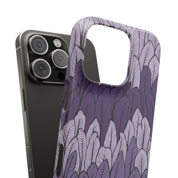 Purple Leaf Phone Case