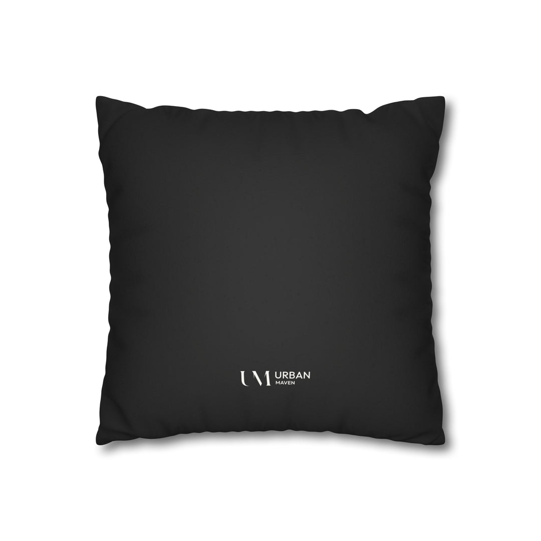 Geometric Black Pillowcase