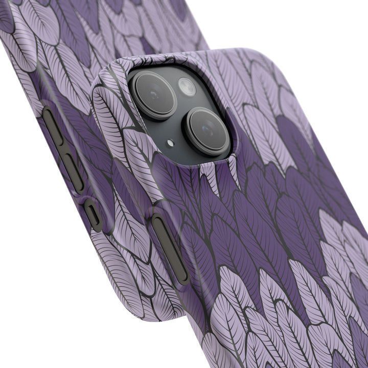 Purple Leaf Phone Case