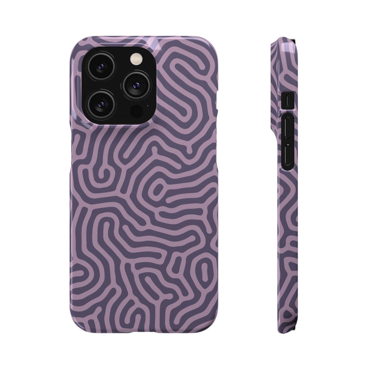 Purple Maze Phone Case