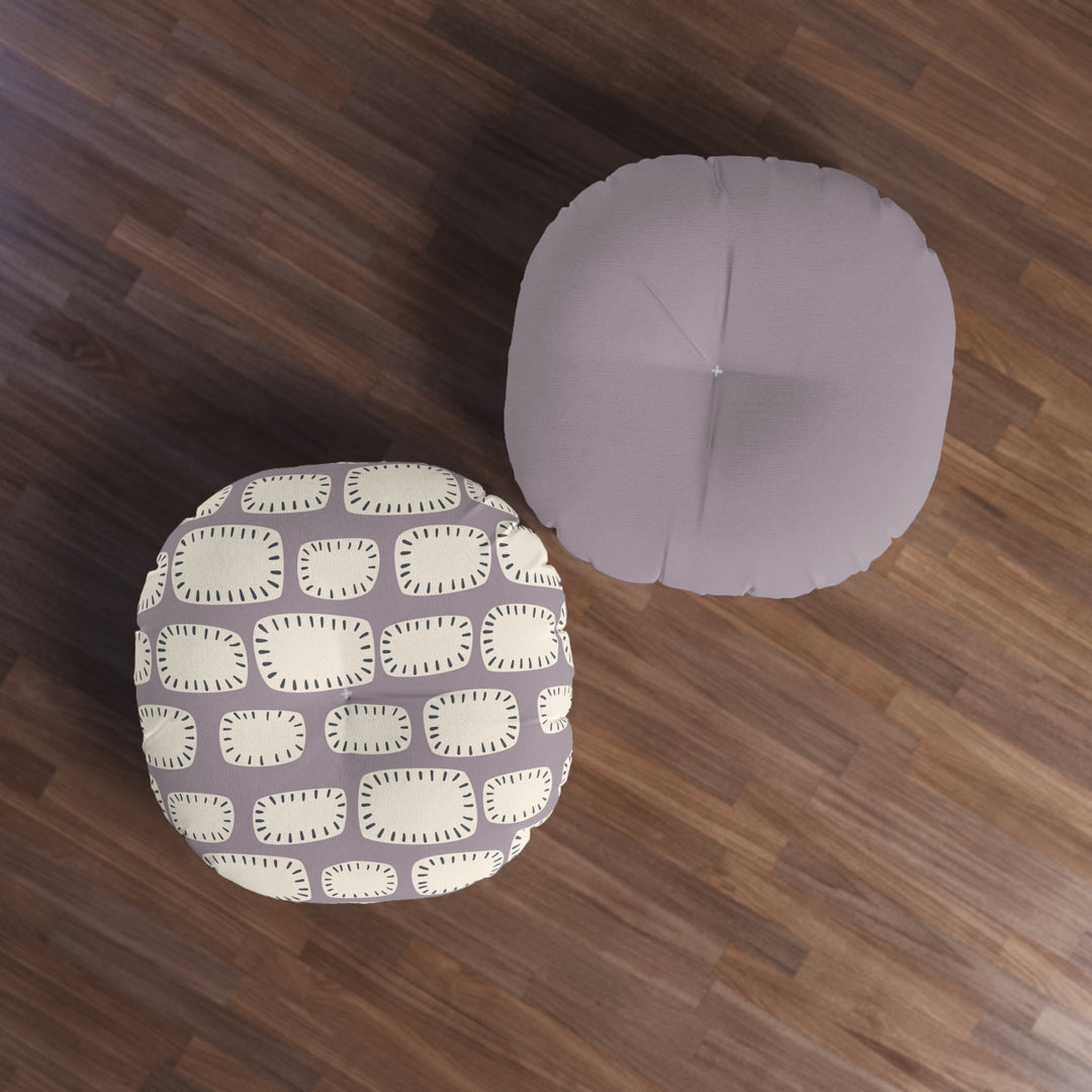 Modern Pattern Tufted Pillow