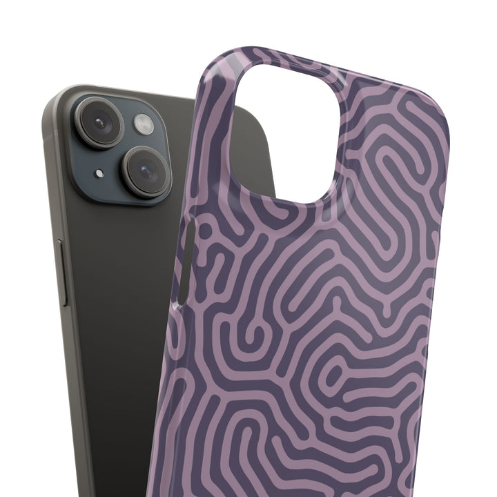 Purple Maze Phone Case