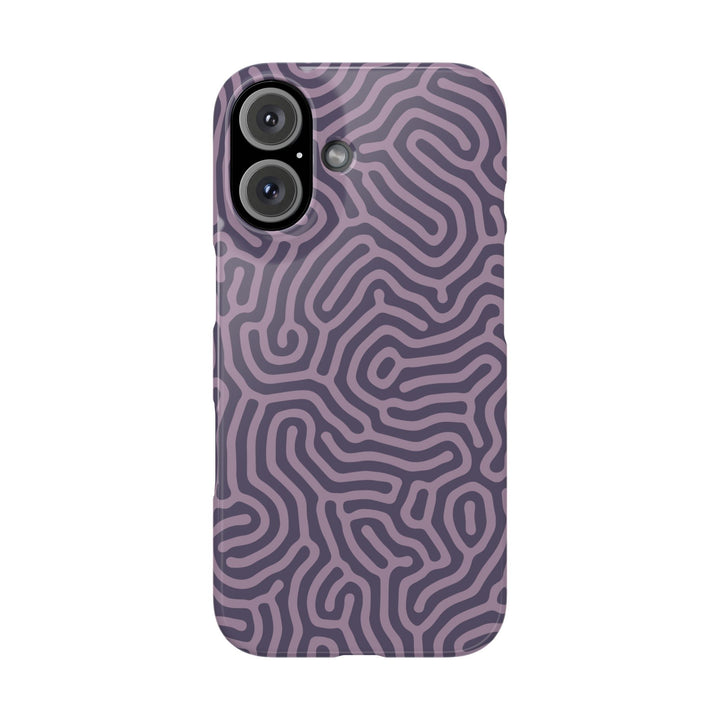 Purple Maze Phone Case