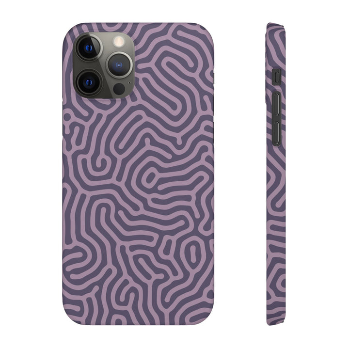 Purple Maze Phone Case