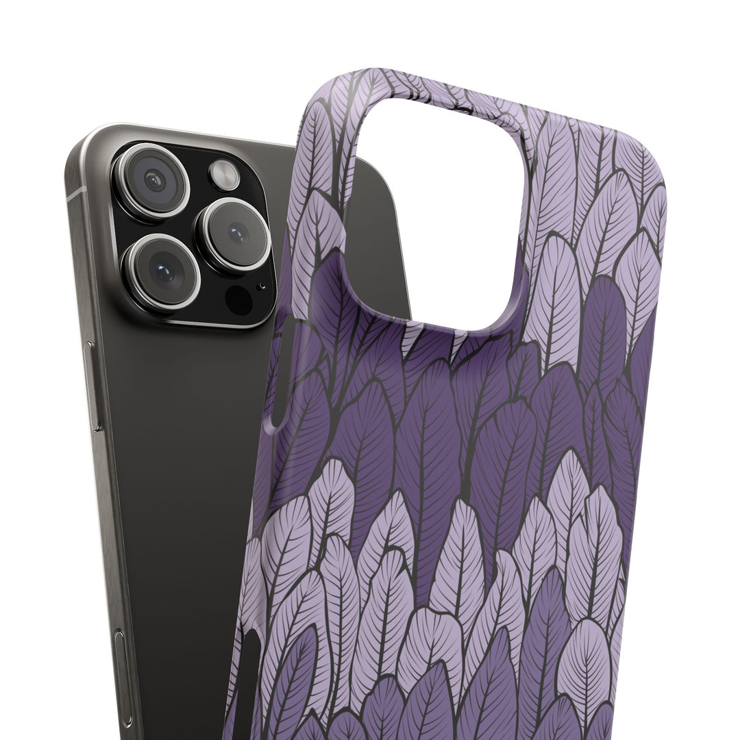 Purple Leaf Phone Case