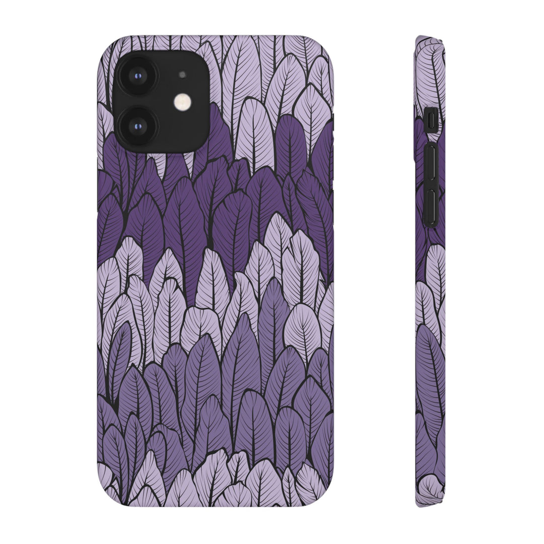 Purple Leaf Phone Case