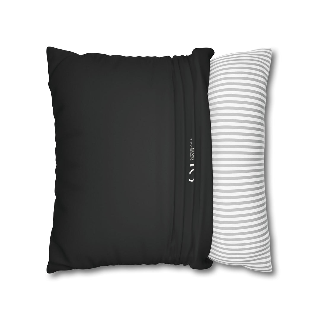 Pillow Cover - Chic Black & White Botanical Design