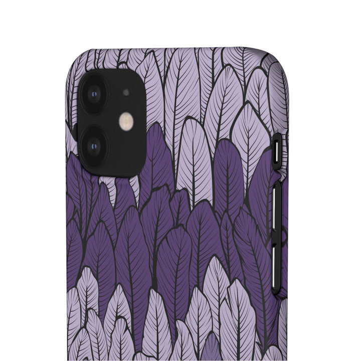 Purple Leaf Phone Case