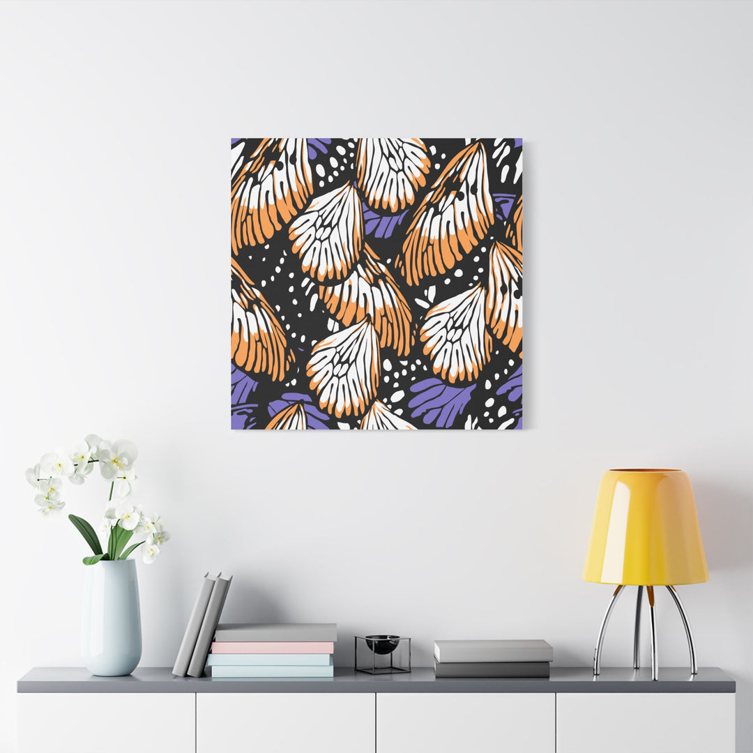 Canvas Art - Bold Monarch Wing Design