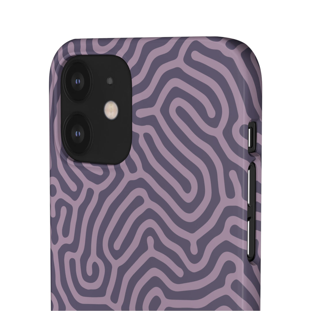 Purple Maze Phone Case