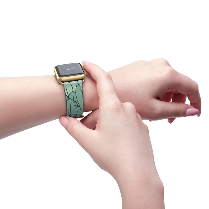 Green Leaf Watch Band