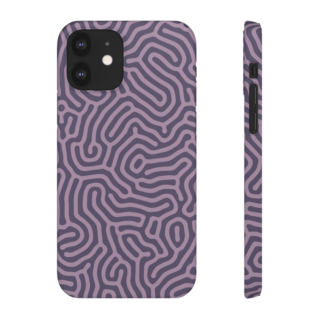 Purple Maze Phone Case